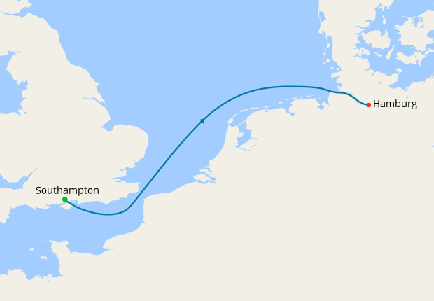 cruise from southampton to hamburg