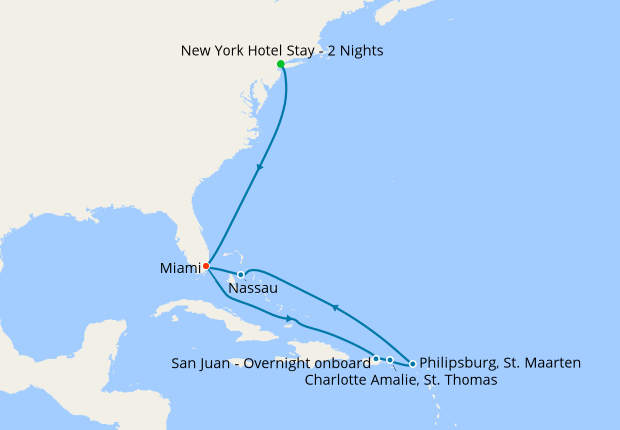 New York Miami Beach Eastern Caribbean 6 November 2018 12 Nt New York Miami Beach Eastern Caribbean 6 November 2018 12 Nt Msc Seaside 06 Cruises Iglucruise