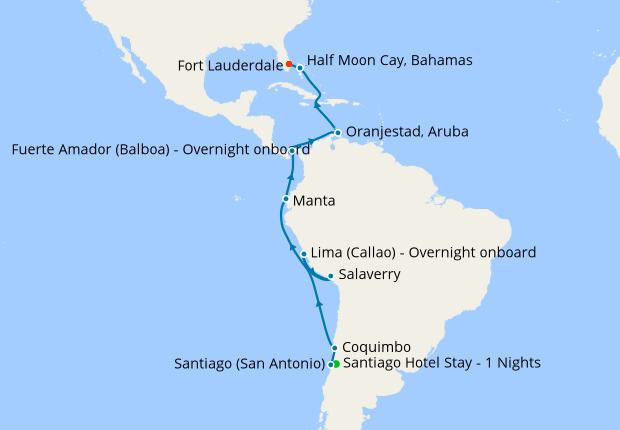 south america canal cruise