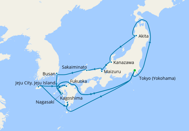 Grand Japan Circumnavigation from Tokyo with Stay, 26 April 2020 | 20 ...