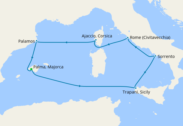 mediterranean cruise from palma