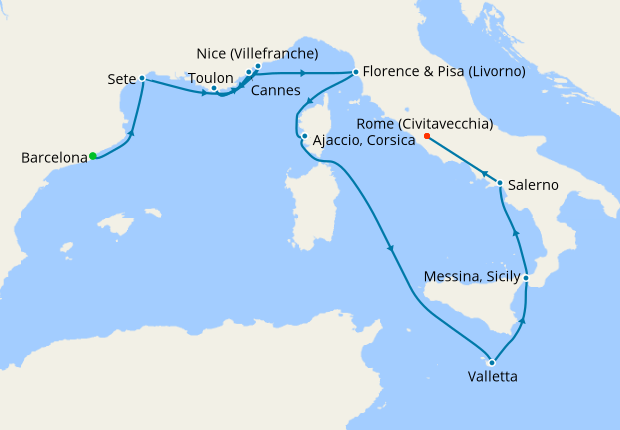 Toevlucht schommel middelen France, Corsica & Italy with Barcelona Stay, 8 June 2019 | 14 Nt |  Celebrity Infinity | 08 June 2019 | Celebrity Cruises | IgluCruise