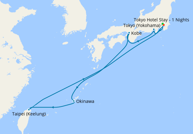 Japan & Taiwan From Tokyo, 5 March 2020 