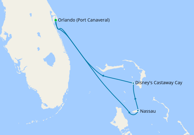Bahamian Cruise from Port Canaveral, 4 November 2019 | 4 Nt | Disney