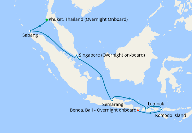 cruise from bali to phuket