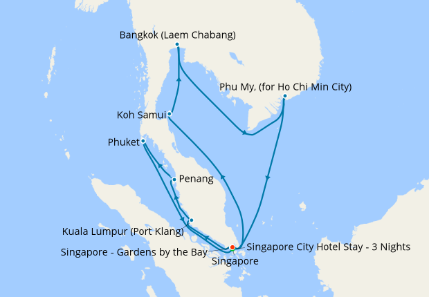 cruise trip from singapore to thailand