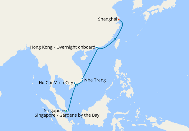 Singapore, Hong Kong & Vietnam to Shanghai with Stays, 22 May 2019 | 15