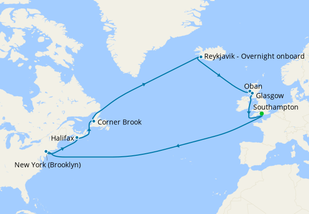 round trip transatlantic cruises