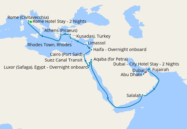 egypt to greece cruise
