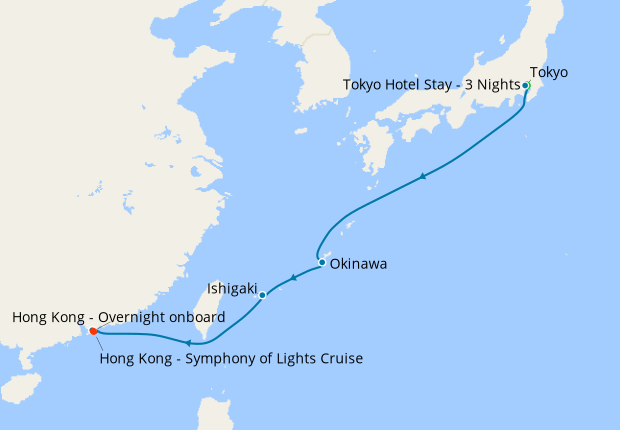 Tropical Japan Fr. Tokyo To Hong Kong With Stays, 21 October 2020 