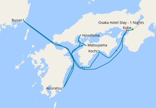 Japan Explorer from Kobe, 14 May 2020 | 10 Nt | Diamond Princess | 14 ...