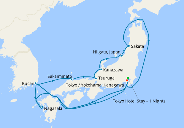 Sea of Japan Explorer from Tokyo, 7 September 2020 | 17 Nt | Diamond ...