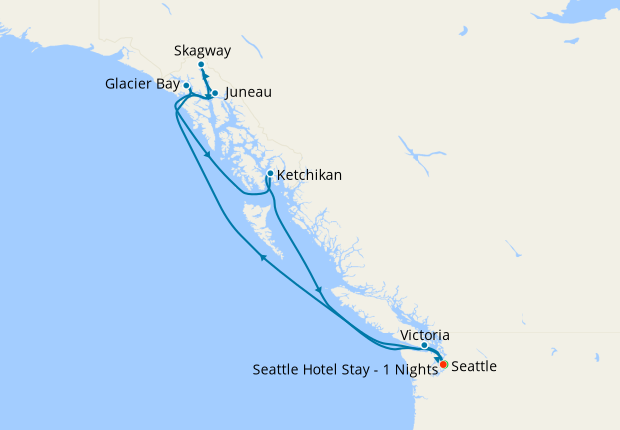 Inside Passage With Glacier Bay National Park 31 July 2020 9 Nt Ruby Princess 31 July