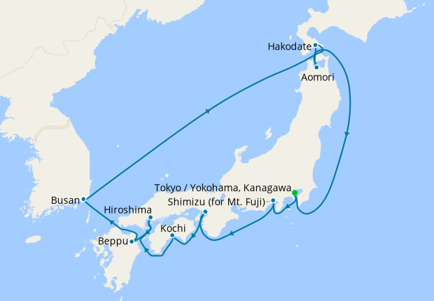 Japanese Explorer from Tokyo (Yokohama), 26 September 2020 | 16 Nt ...