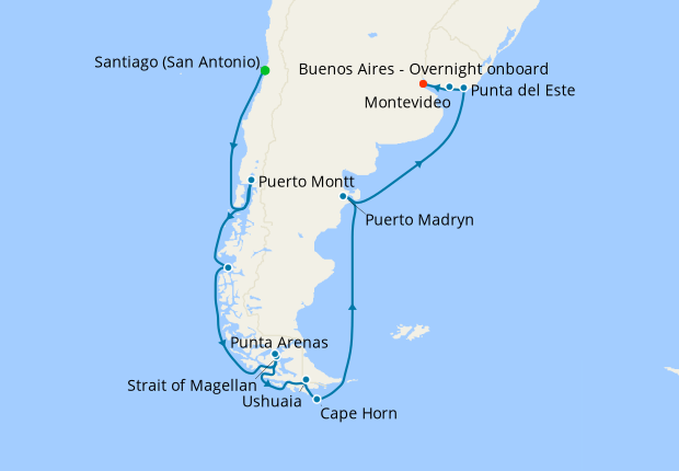 Cape Horn Map