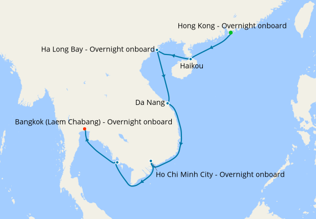 Southeast Asia & Hong Kong from Hong Kong, 30 September 2020 | 14 Nt ...