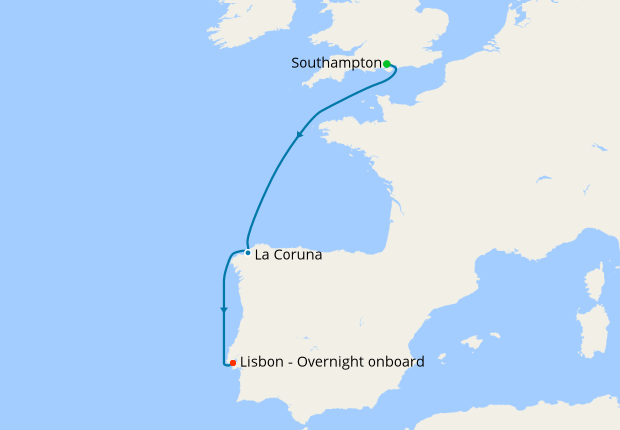 3 night msc cruises southampton to lisbon