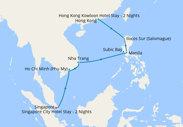 hours of travel from philippines to singapore