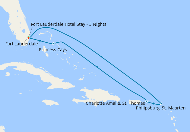 Fort Lauderdale & Eastern Caribbean, 13 May 2020 | 11 Nt | Caribbean