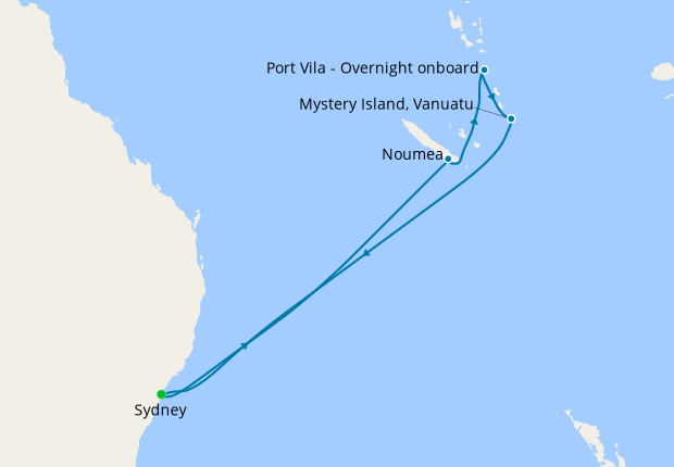 Vanuatu, New Caledonia & Australia from Sydney, 4 January 2021 | 9 Nt