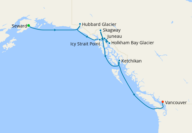 Southbound: Alaska with Holkham Bay Glacier from Seward, 28 June 2021 ...