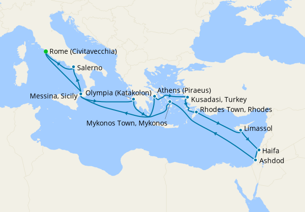 mediterranean israel cruise