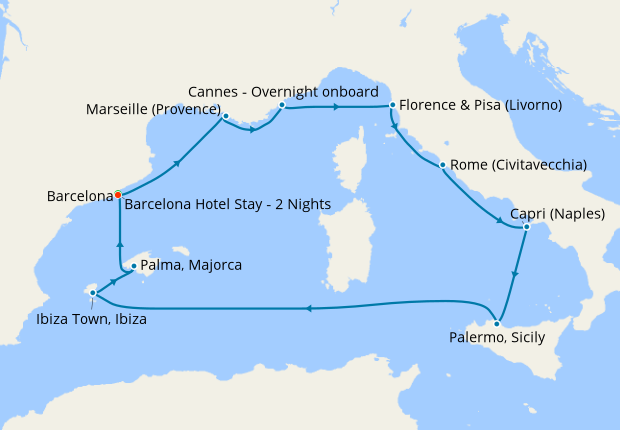 French Riviera & Mediterranean with Barcelona Stay, 19 May 2020 | 14 Nt ...