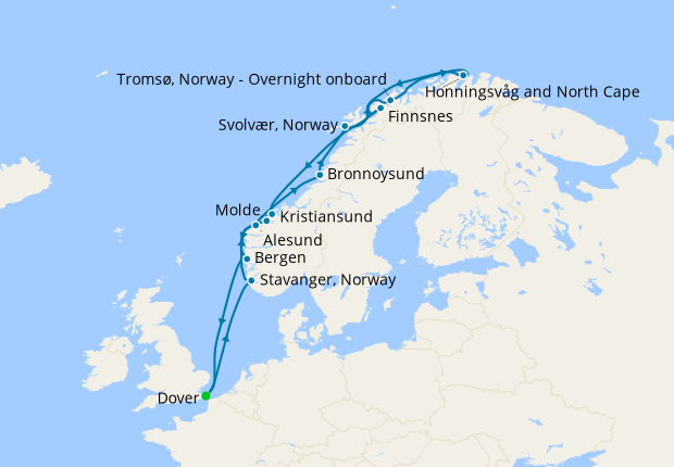 No-Fly Northern Lights & Fjords Expedition from Dover, 23 February 2022 ...