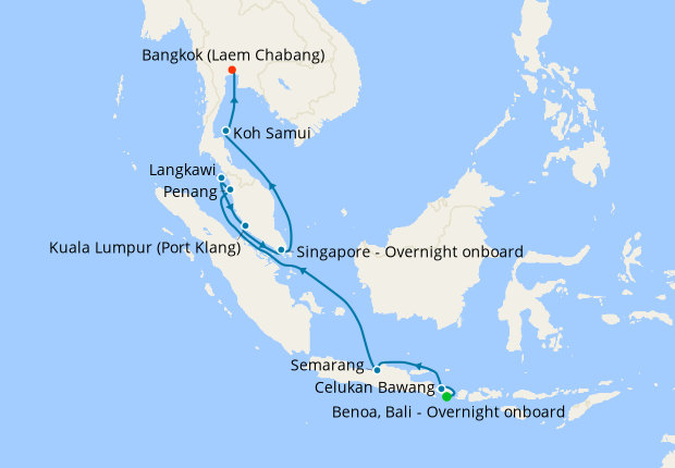 Asia from Bali to Bangkok, Crystal Cruises, 1st February 2022 – Planet ...