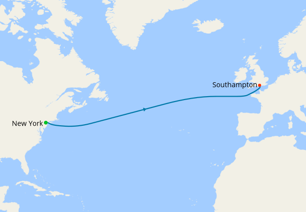 Transatlantic From New York To Southampton 28 October 2021 8 Nt 