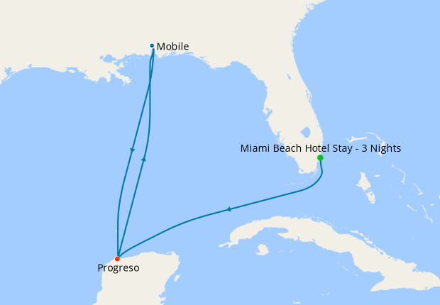 Western Caribbean From Miami With Stay 18 January 2021 8 Nt 18 January 2021