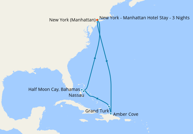 eastern caribbean cruises from new york