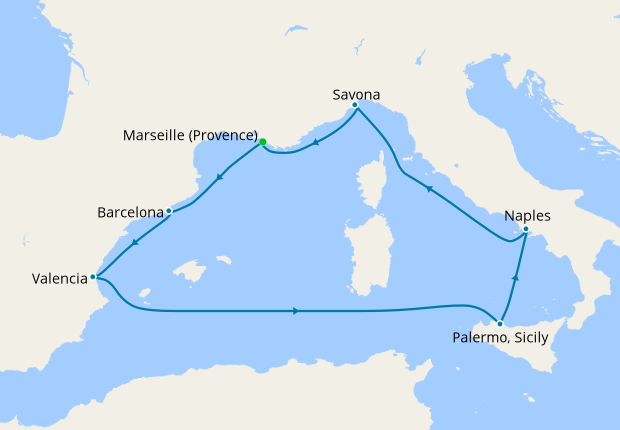 Easter Barcelona, Valencia & Sicily from Marseille, 29 March 2021 | 7 ...