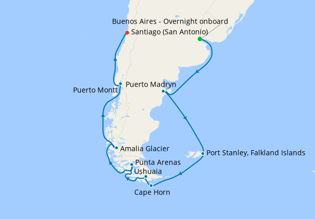 Cape Horn & Strait of Magellan from Buenos Aires, 24 January 2022 | 14