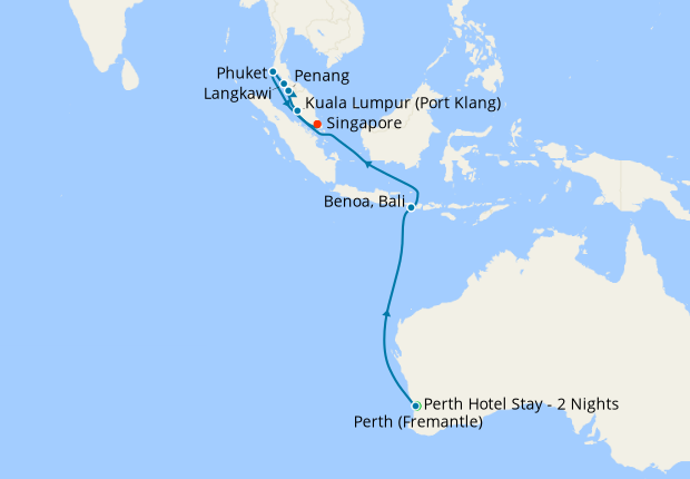 travel from australia to singapore