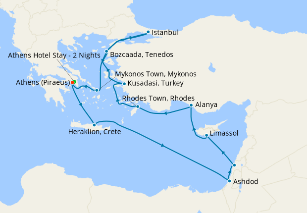 greece turkey israel cruise