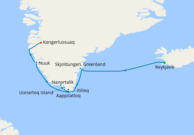 cruise ship stuck in greenland