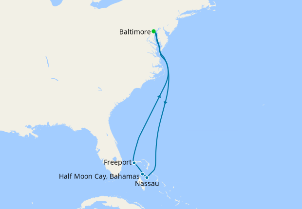 5 day cruise from baltimore to bahamas