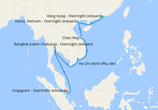 Vietnam & Thailand from Hong Kong, 15 January 2022 | 16 Nt | Celebrity ...