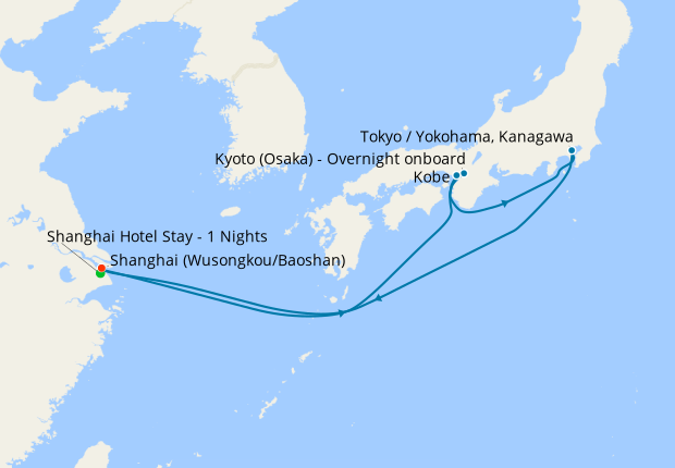 Kobe, Kyoto & Tokyo from Shanghai, 7 May 2021 | 10 Nt | Spectrum of the ...