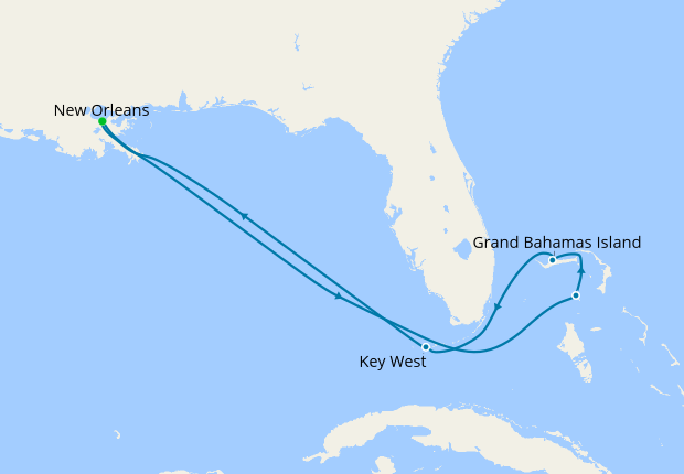 7 day cruise to bahamas from new orleans