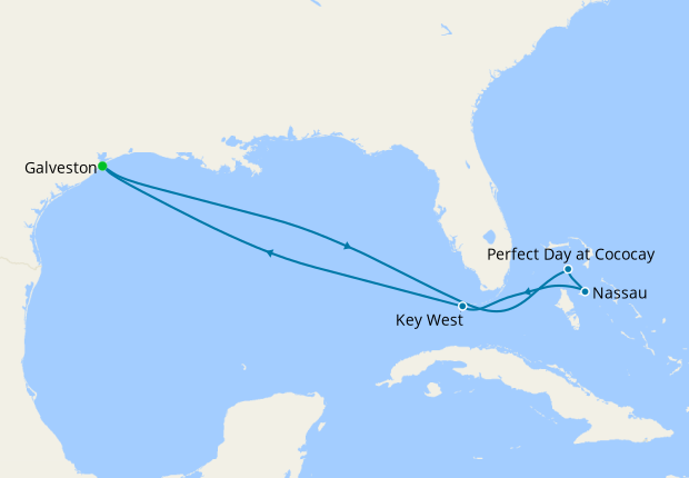 7 day cruise from galveston to bahamas