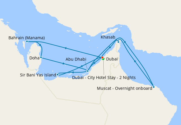 United Arab Emirates, Bahrain, Qatar & Oman from Dubai with Stay, 3 ...