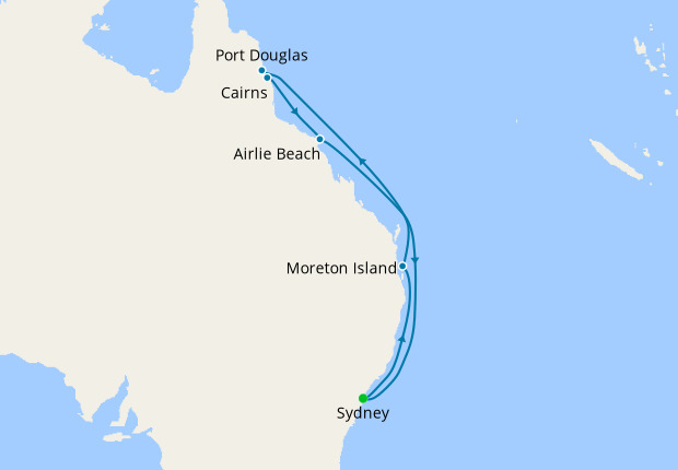 cruise from sydney to great barrier reef