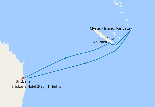 cruises to pacific islands from brisbane