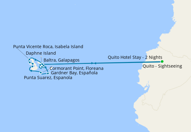Galapagos Outer Loop Explorer with Quito Stays