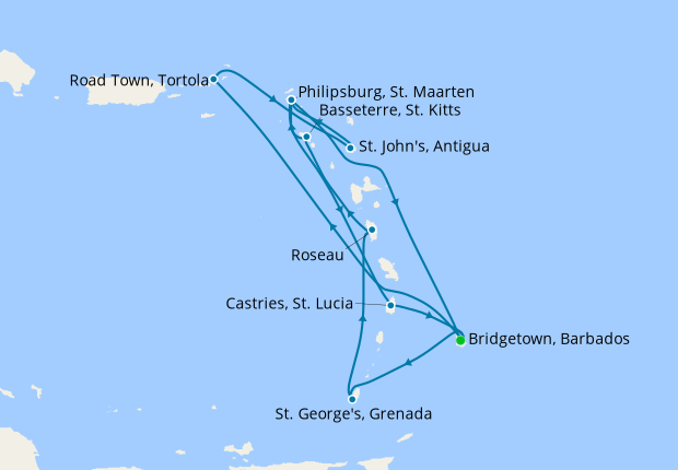 Ultimate Caribbean & Antilles from Bridgetown, 21 December 2021 | 14 Nt ...