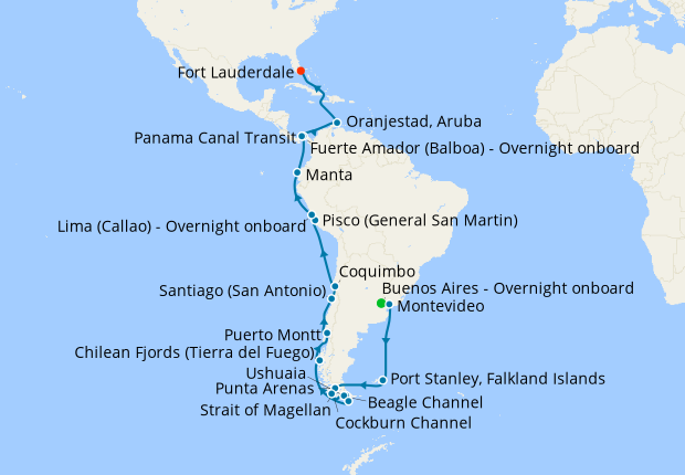 South America, Inca & Panama Canal Discovery From Buenos Aires, 4 March ...