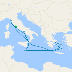 Greek Isles & Italy from Rome