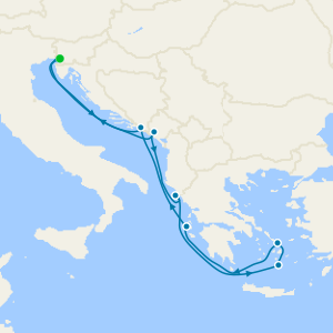 Greek Isles from Trieste